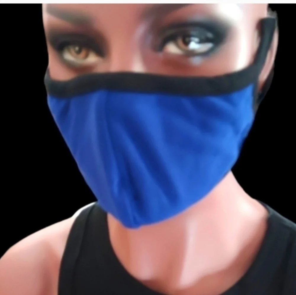 Royal Blue Unisex Face Mask Reusable Washable